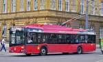 Solaris Trollino, unterwegs in Budapest.