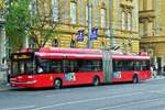 Solaris Trollino, an der Haltestelle gegen�ber dem Bahnhof Budapest Keleti. 08.05.2026