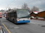VMCV - VanHool Trolleybus Nr.5 unterwegs in Montreux am 03.12.2010
