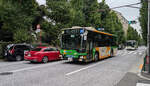 Mitsubishi Fuso Aero Star 1460, Bus F-M424 von Toei Transportation, Tōkyō, Mejiro keisatsu-mae, am 15.