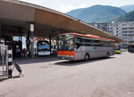 Ein SETRA S 315 H der SAD, unterwegs als Linie 156 (Bolzano, Autostazione/Bozen, Busbahnhof - San Genesio, Oberdorf/Jenesien, Oberdorf).