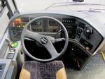 Cockpit des Temsa Opalin aus Ungarn in Krems gesehen.Dank an den Fahrer für die Fotogenehmigung!