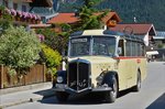 . Berna CT1D/Postauto Schweiz, Bj 1959, 6 Zyl, 125 PS, 10,7 ccm, 31 Sitzpltze,aufgenommen am 26.08.2016 in Pertisau.

