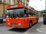 ANAT - Oldtimer  FWB Nr.103  NE  134496 auf Extrafahrt unterwegs in den Strassen von Neuchâtel am 22.05.2016