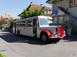 BSU - FBW Oldtimer Nr.11  SO  20727 unterwegs für die RBS 100 Jahr Feier Hier am warten auf Fahrgäste für die Stadtrundfahrt in Solothurn am 27.08.2016