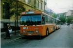 Aus dem Archiv: TN Neuchtel Nr. 204/NE 21'104 FBW/Hess (ex Nr. 104) am 7. Oktober 1997 Neuchtel, Place Pury