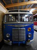 Im DDR-Museum Dargen ist ein Ikarus 30 Regionalbus ausgestellt.