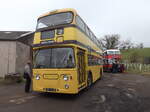 AEL 170B
19+5 Leyland Atlantean PDR1/1
Weymann H43/31F
New to Bournemouth Corporation as their fleet number 170.
Seen attending a show at Brough, Cumbria, UK, on 5th April 2015.
