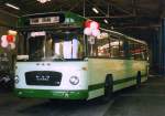MAN 750 HO M11A, der Arbeitsgemeinschaft Nahverkehr Dortmund (AND), aufgenommen im September 1998 beim Tag der offenen Tür des DSW Betriebshof in Castrop Rauxel.