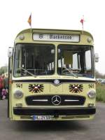 Stadtomnibus MB O 317 der  Stadtwerke Lübeck  beim Oldtimer-Treffen in Lübeck-Blankensee, Lübeck [30.04.2012]