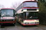 Neoplan N426/3, aufgenommen im März 1997 im GWZ der Neoplan NL Rhein Ruhr in Oberhausen.