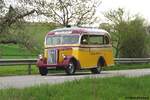 Opel Blitz Bj. 1938, 6. Europatreffen historischer Omnibusse in Sinsheim/Speyer April 2023