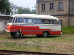 Robur Bus am 04.08.2013 auf dem Bahnhof in Zittau