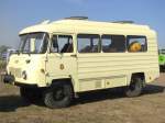 Omnibus ROBUR LO 2501 der ehem. GST aus dem bezirk Potsdam beim 6. groe TATRA-Treffen Seehausen/Altmark 20.09.2009