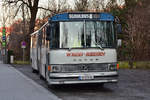 Dieser SETRA-Gelenkbus wird neben Schülertransporten auch für Sonderfahrten eingesetzt.