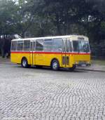 Oldtimer Busse in Saarbrücken.