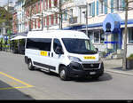 MOBIJU ( Postauto ) - Fiat Ducato  JU  47045 unterwegs in Delémont am 15.04.2022 am 15.04.2022