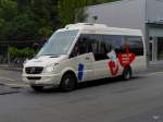 AAGS - Mercedes Sprinter SZ 245325 beim Bahnhof von Meggen am 09.08.2014