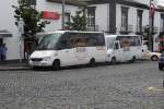 Minibusse der Stadtlinie in Ponta Delgada Azoren (San Miguel)