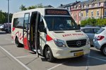 . EW 2814, Mercedes Benz Sprinter von Voyages Erny Wewer ist am 14.09.2016 zwischen Grevenmacher und Wasserbillig als Linienbus im Einsatz. 