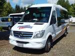 Mercedes Sprinter von Eurobus aus der Schweiz am Europark Rust am 23.06.2018