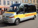 Renault Master von Busunternehmen Manfred Scholz aus Deutschland in Stralsund am 14.09.2019