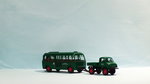 3683 Unimog 411 mit Busanhänger Orion, grün, 1:87, Brekina 39007, Foto vom 24.2.2016