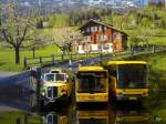 Grindelwald Bus  - Modellparade / Saurer / MAN / Setra
