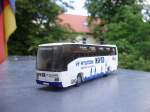 modell von wiking  mannschaftsbus des hamburger.sv  mercedes O404