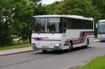 Dieser Autosan Reisebus, Typ H 10/11 war am 5.6.2013 auf der Westerplatte in Gdansk unterwegs.