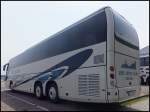 Beulas Aura von Eks Buss aus Schweden im Stadthafen Sassnitz am 25.05.2013