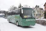 VDL Bova Futura  Dieser Reisebus von Globetrotter Reisen stand am 7.12.2013 am Bahnhof in Neuhausen im Erzgebirge.