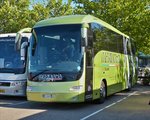 Irisbus Domino auf dem Parkplatz vom Zanse Schaans am 27.09.2016.