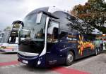 Irisbus Magelys von Datzinger Busreisen aus Österreich am 1.8.2014 in Krems gesehen.