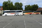 3 Reisebusse von Hofmann Reisen am 25.09.2015 in Landau/Pfalz.