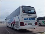 MAN Lion's Coach von Melskotte aus Deutschland im Stadthafen Sassnitz am 16.06.2014
