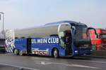 MAN Lion's Coach Gössi Reisen, transporteur du FC Lucerne, près de Berne.