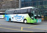 ruffiner reisen - MAN Lion`s Coach  VS  155508 in Brig unterwegs für die MGB als Bahnersatz am 26.02.2023