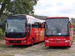 MAN Lion's Coach und Mercedes Tourismo von URB aus Deutschland in Ueckermünde am 11.10.2020