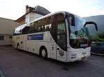MAN Lion's Coach de la maison De Jong Tours photographi� le 02.08.2012 � Martigny
