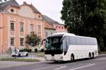 MAN (Lions Coach) Reisebus aus Deutschland am 25.8.2012 in Krems an der Donau gesehen.