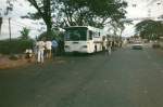Mercedes-Benz 0303 de Centrale Voyages photographié quelque part entre Douala et Kribi au Cameroun en novembre 2001 !