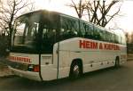 Mercedes Benz 0404 von der Fa. Autobus Heim & Kieferl GmbH in München, aufgenommen 1995.