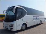 Mercedes Sundancer von BoyTours aus Deutschland im Stadthafen Sassnitz am 26.04.2014