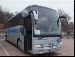 Mercedes Tourismo von BKW Bad Wildungen aus Deutschland im Stadthafen Sassnitz am 12.04.2013