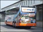 Mercedes Tourismo von effeweg.nl aus den Niederlanden im Stadthafen Sassnitz am 19.06.2013
