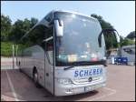 Mercedes Tourismo von Scherer aus Deutschland im Stadthafen Sassnitz am 09.07.2013
