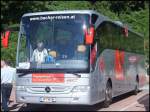 Mercedes Tourismo von Bacher-Reisen aus Österreich im Stadthafen Sassnitz am 25.08.2013