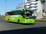 Fahr Grün, MFB/Flixbus vom Reisedienst Fuhrmann mit dem MB Tourismo, HH-FU 444 Richtung Münster, hier bei meinem Kurzbesuch am ICC in Berlin im Mai 2016.