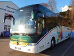 Mercedes Tourismo von Peters-Reisen aus Deutschland in Sassnitz am 27.12.2014
